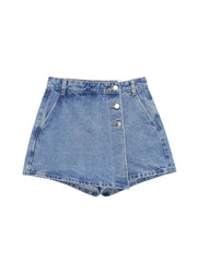 Denim Mini Skort