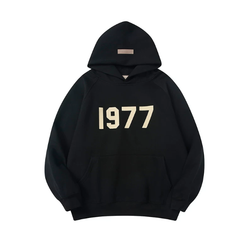 Fear of God Essentials 1977 Flocked Pullover Hoodie