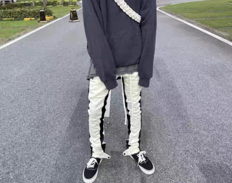 Fear of God Essentials White 5th Season Track Pants