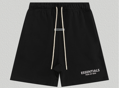 Fear of God Essentials Black Core Logo Shorts