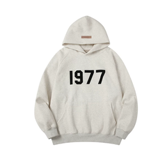 Fear of God Essentials 1977 Flocked Pullover Hoodie