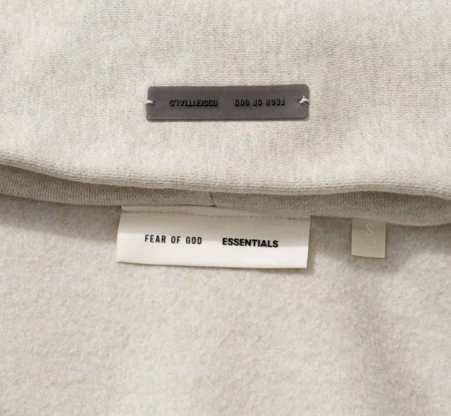 Fear of God Essentials Sage Green Full-Zip Hoodie