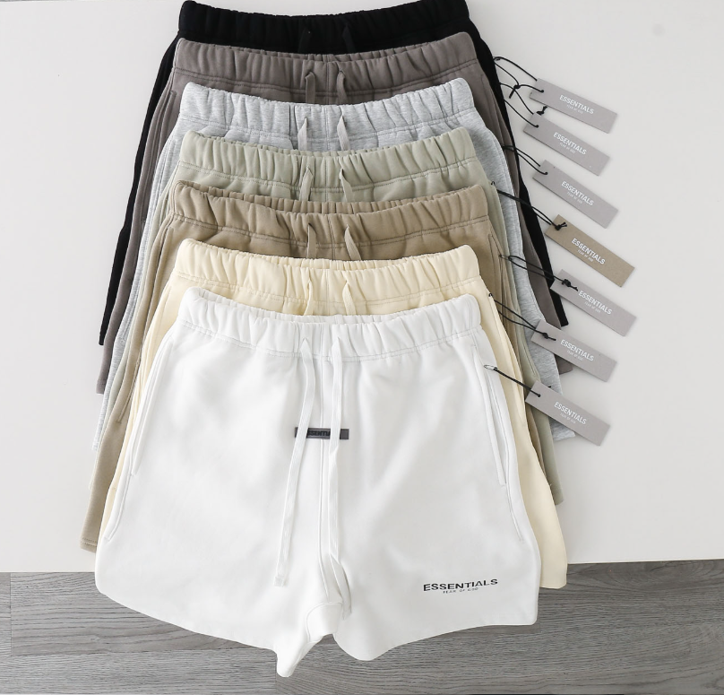 Fear of God Essentials Heather Grey Essential Shorts