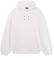 Fear of God Essentials White Cross Stitch Hoodie