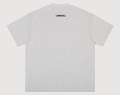Fear of God Essentials 1977 Flocked Light Gray T-Shirt