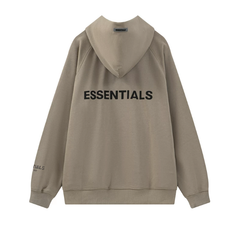 Fear of God Essentials Taupe Logo Pullover Hoodie