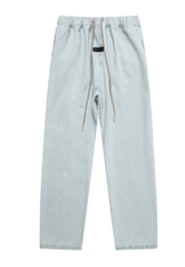 Fear of God Essentials Light Wash Denim Relaxed Pants
