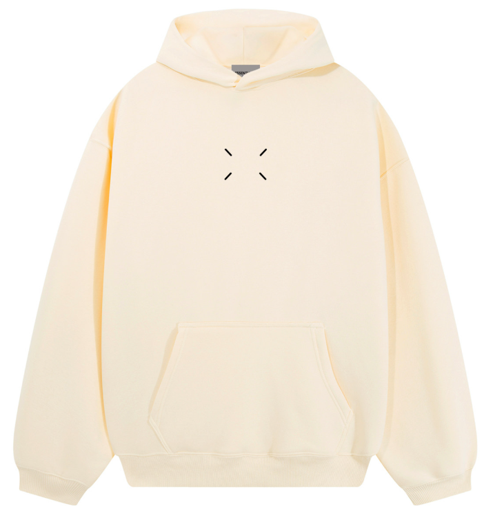 Fear of God Essentials Apricot Cross Stitch Hoodie
