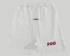 Fear of God Essentials Light Gray Red FOG Shorts