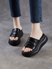 Women Summer Retro Platform Flip-Flops Sandals