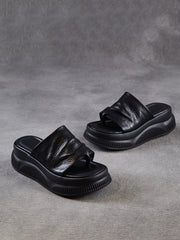 Women Summer Retro Platform Flip-Flops Sandals