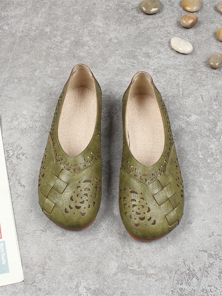 Women Summer Casual Low-Heel Slip-On Sandals