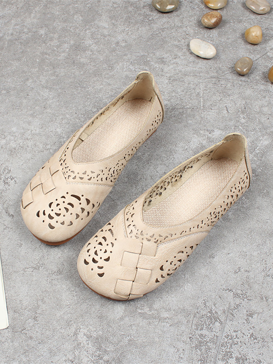 Women Summer Casual Low-Heel Slip-On Sandals