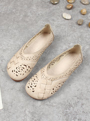 Women Summer Casual Low-Heel Slip-On Sandals