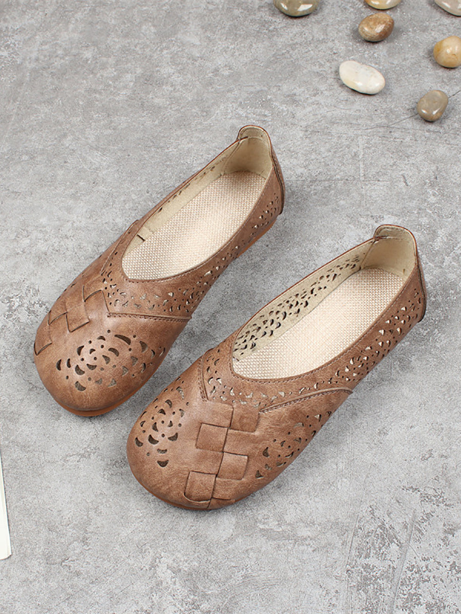 Women Summer Casual Low-Heel Slip-On Sandals