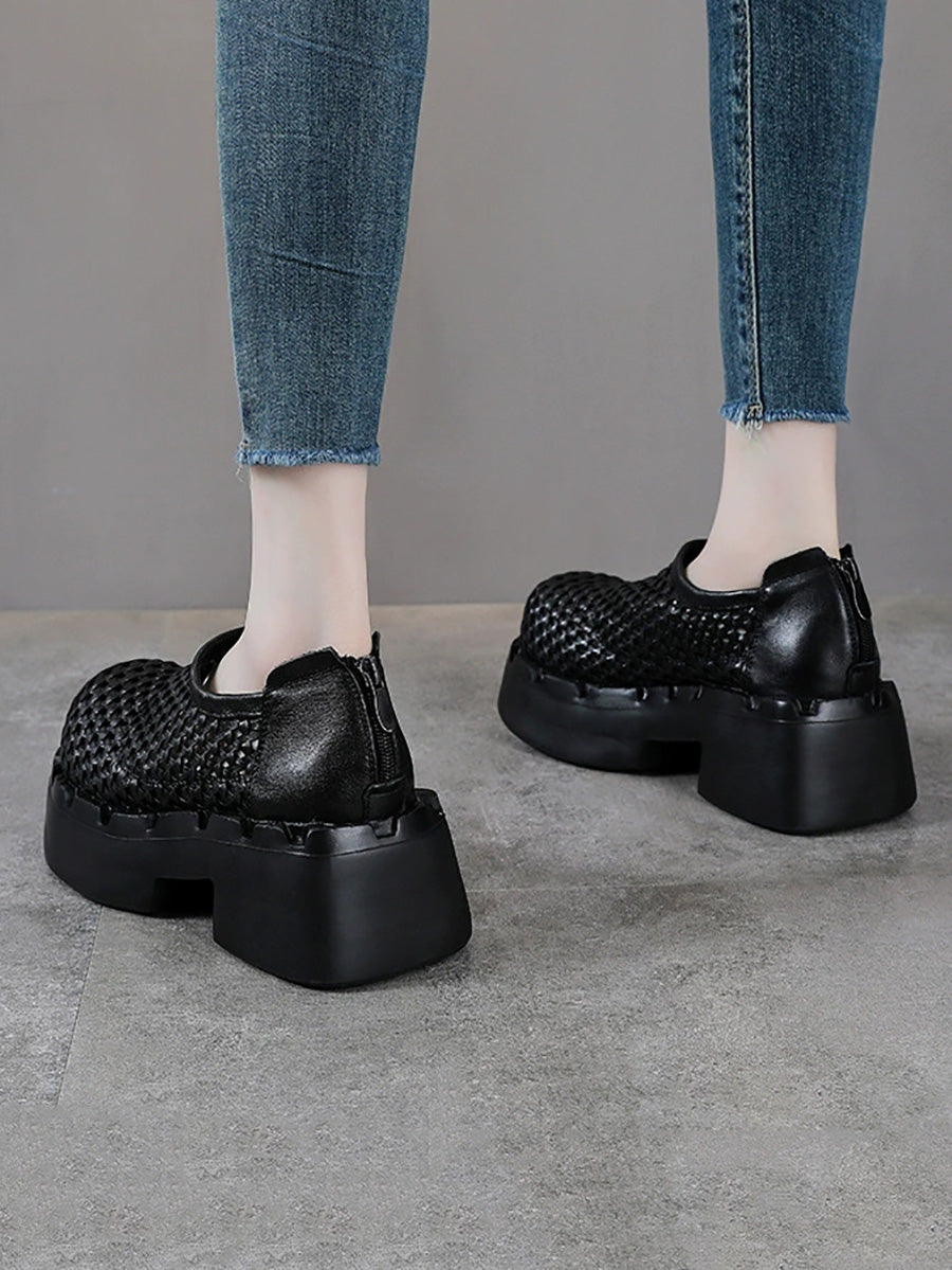 Summer Retro Comfort Hollow Platform Sandals