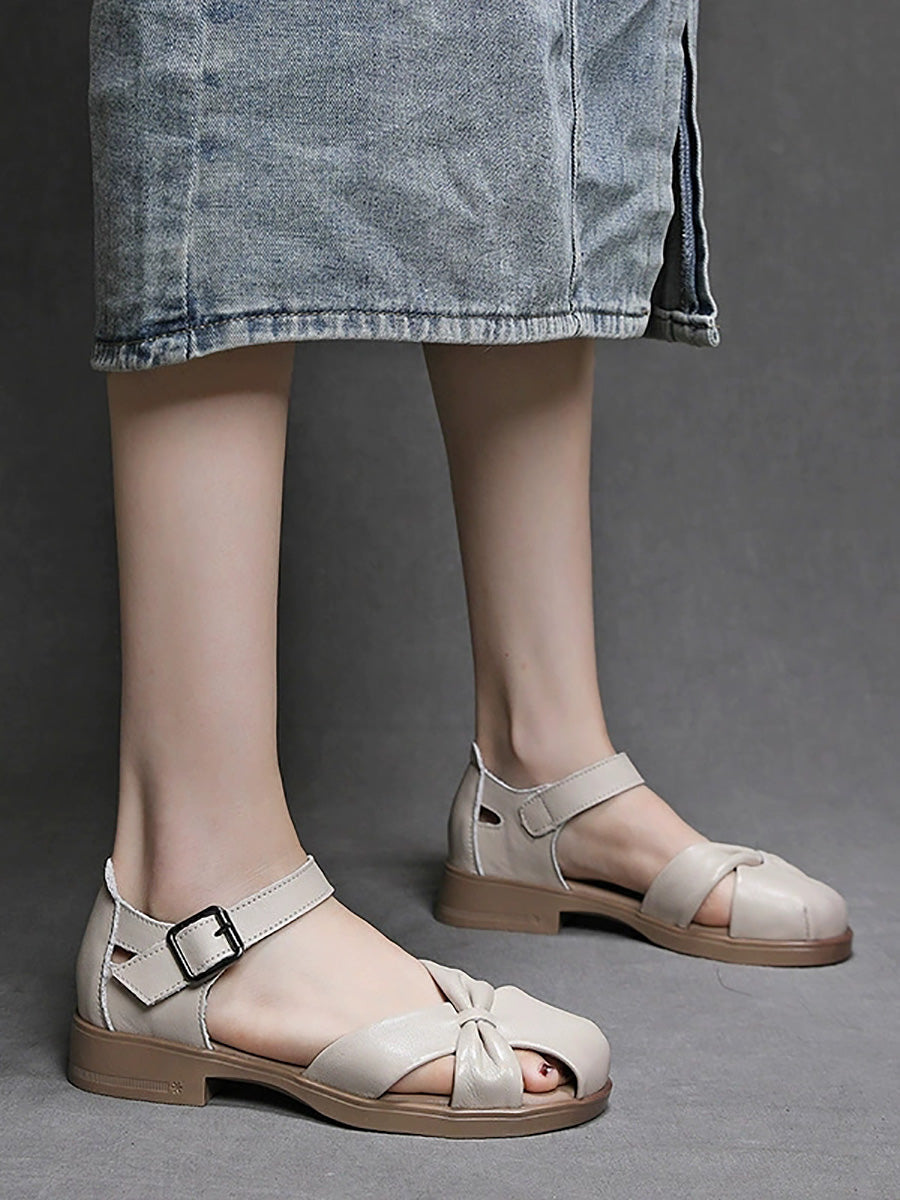 Women Genuine Leather Comfort Sandals
